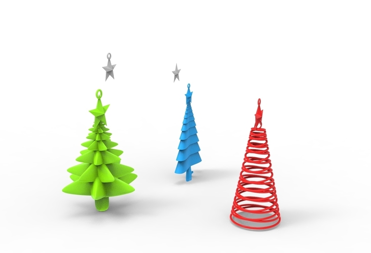 Christmas trees 3D Print 466512
