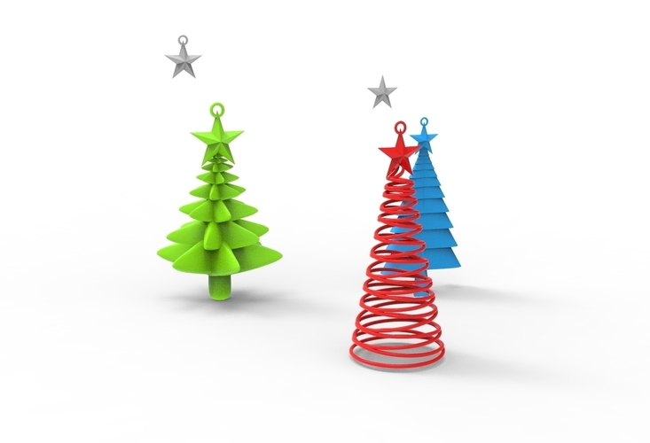 Christmas trees 3D Print 466513