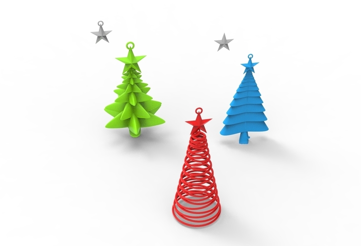 Christmas trees 3D Print 466515