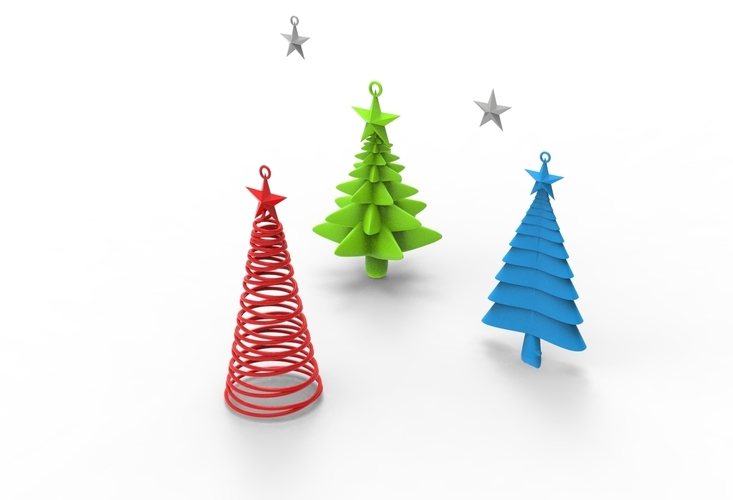 Christmas trees 3D Print 466516