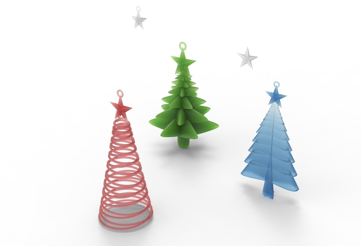 3D Printed Christmas trees by saeed youhannae Pinshape