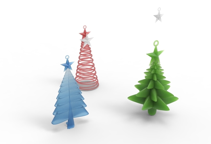 Christmas trees 3D Print 466518