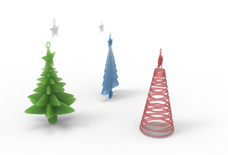 Christmas trees 3D Print 466520