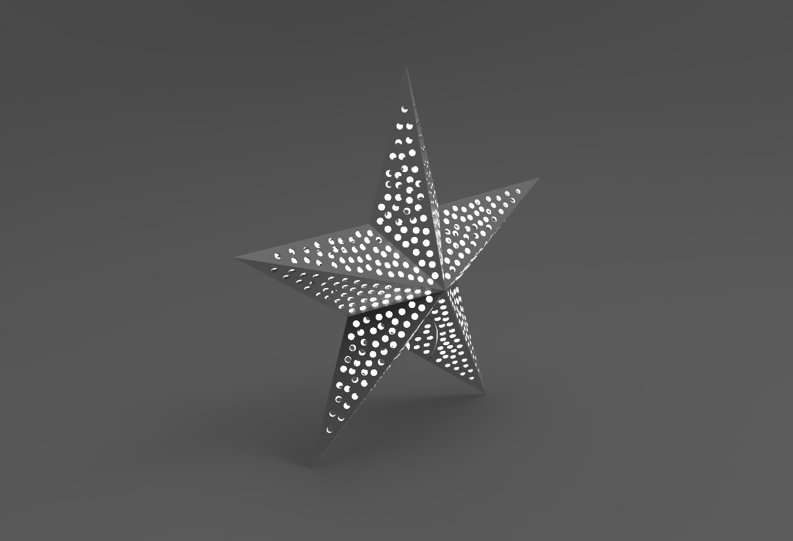 3D Printed star light by saeed youhannae