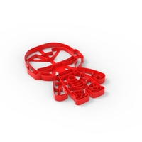 Small Iron Man XL Cookie Cutter 3D Printing 466632