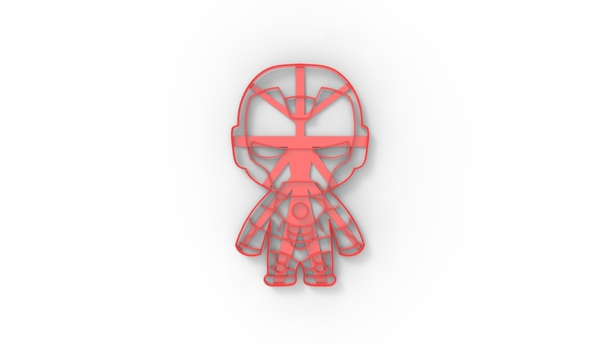 Iron Man XL Cookie Cutter 3D Print 466633