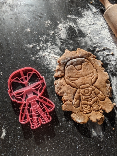 Iron Man XL Cookie Cutter 3D Print 466634