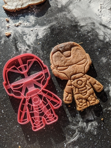 Iron Man XL Cookie Cutter 3D Print 466635