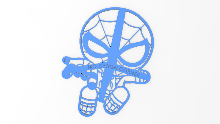 Spider Man XL Cookie Cutter 3D Print 466637