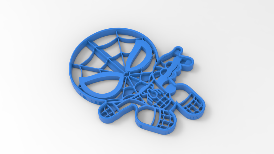 Spider Man XL Cookie Cutter 3D Print 466639