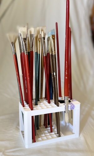 Artist Brush Holder/Drier 3D Print 466659