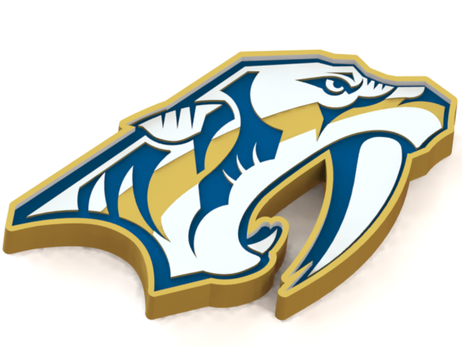 Nashville Predators logo 3D Print 46670