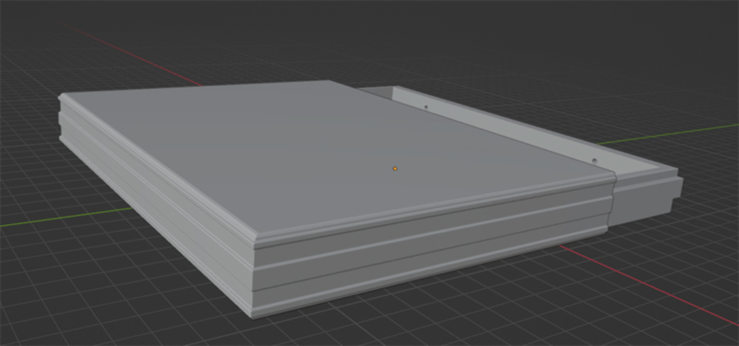 Shelf w/Hidden Compartment 3D Print 466735