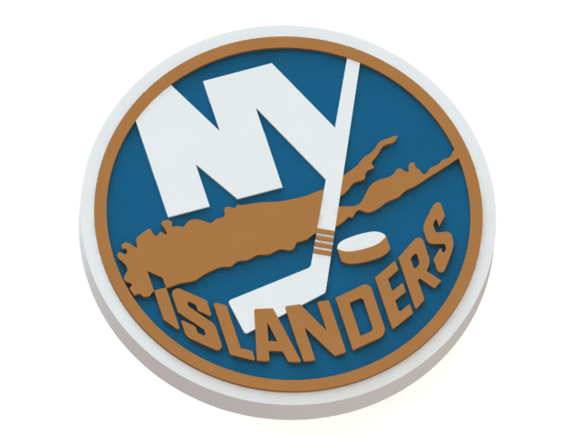NHL – New York Islanders Logo Stencil