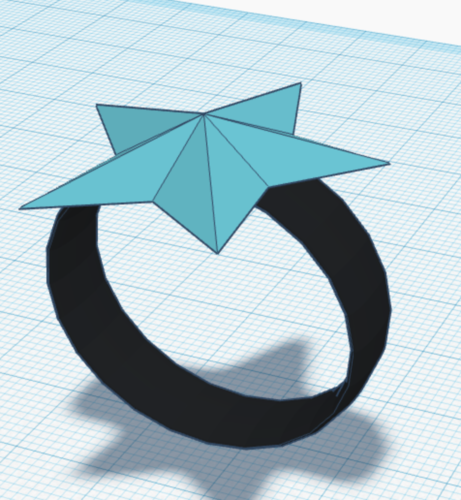 Star Ring 3D Print 466890