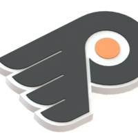 Small Philadelphia Flyers logo 3D Printing 46691