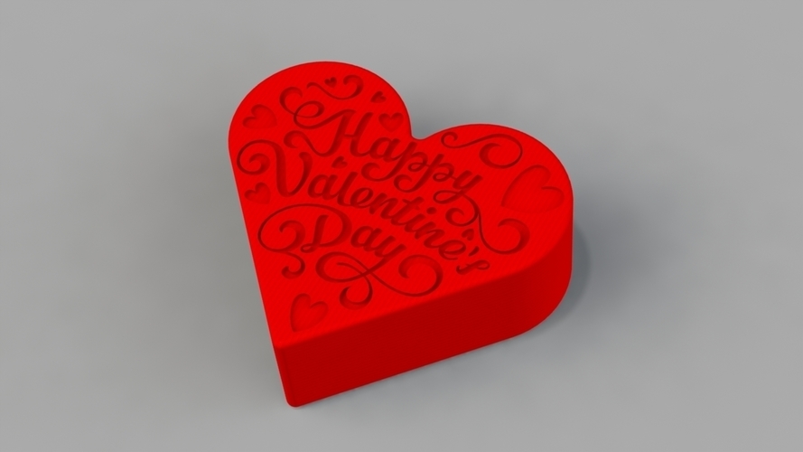 Valentine's Day Heart Box  3D Print 466945