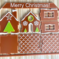 Gingerbread Christmas Card - Thumbnail 2