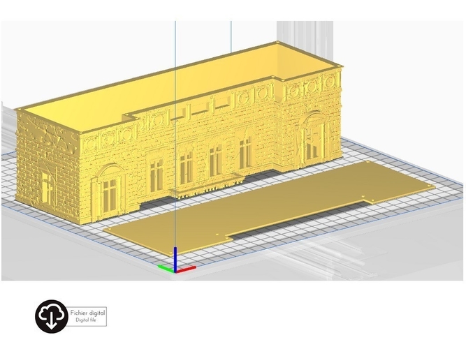 Baroque building 6 3D Print 466993