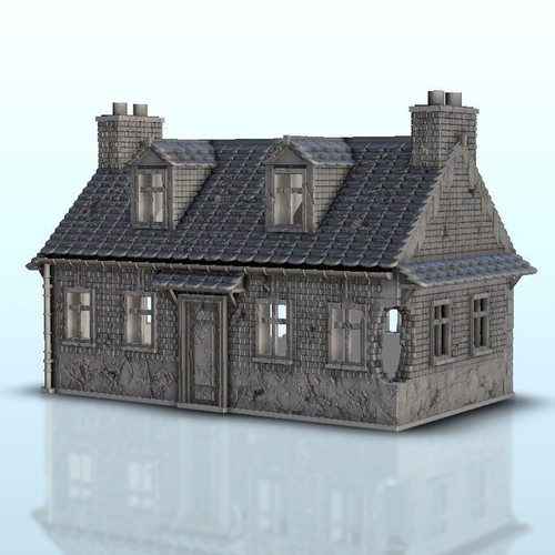 House in ruins 13 3D Print 467035