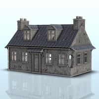 Small House in ruins 13 3D Printing 467035