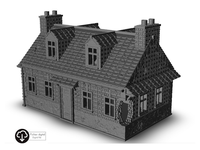 House in ruins 13 3D Print 467036