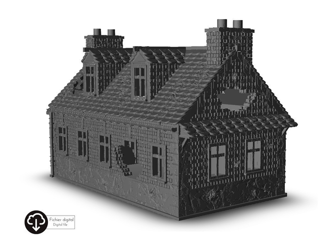 House in ruins 13 3D Print 467037