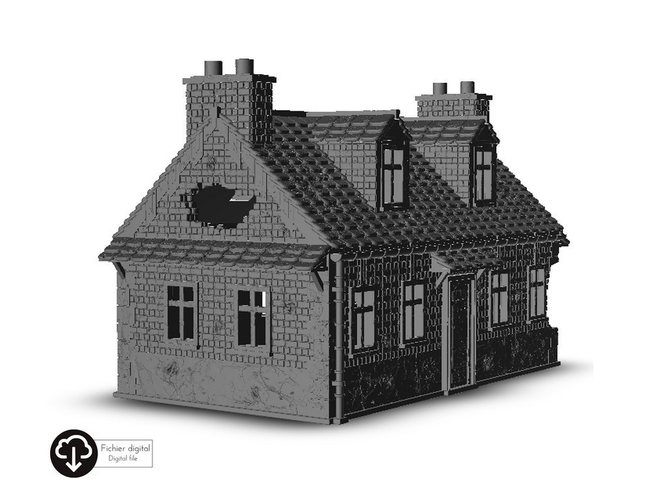 House in ruins 13 3D Print 467038