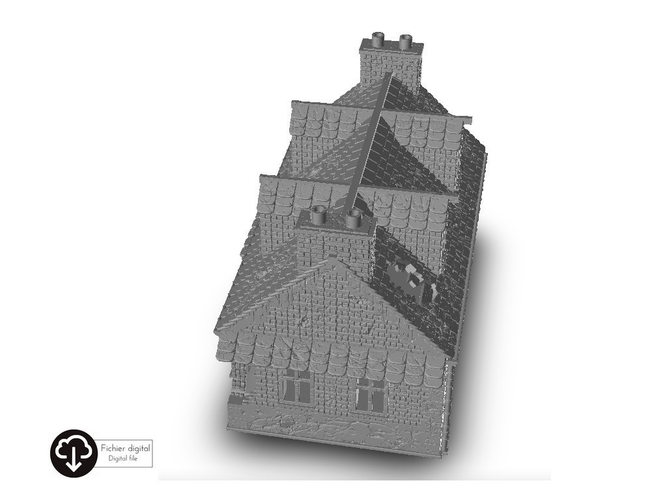 House in ruins 13 3D Print 467039
