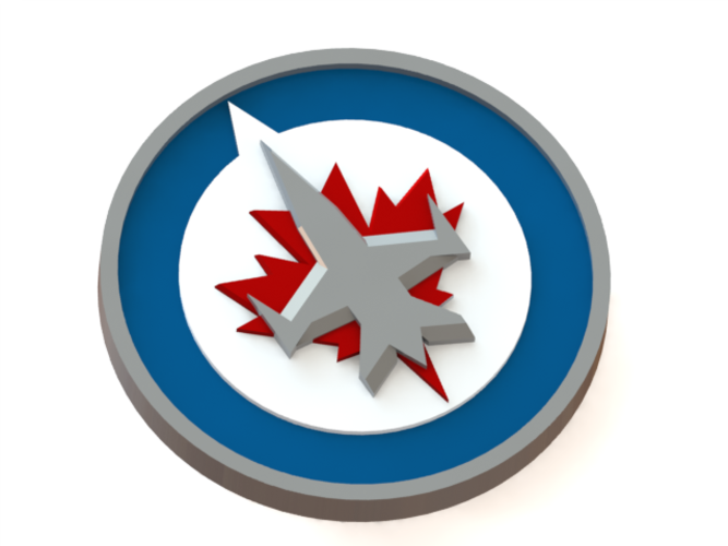 Winnipeg Jets logo 3D Print 46710