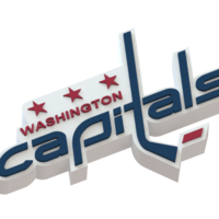 Small Washington Capitals logo 3D Printing 46712