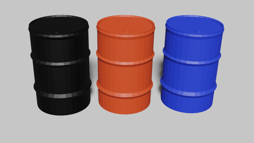 Simple Barrels 3D Print 467152