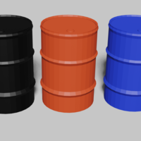 Small Simple Barrels 3D Printing 467152