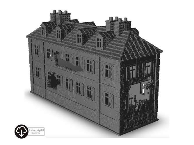 Building in ruins 17 3D Print 467163