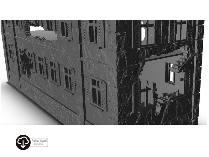 Building in ruins 17 3D Print 467164