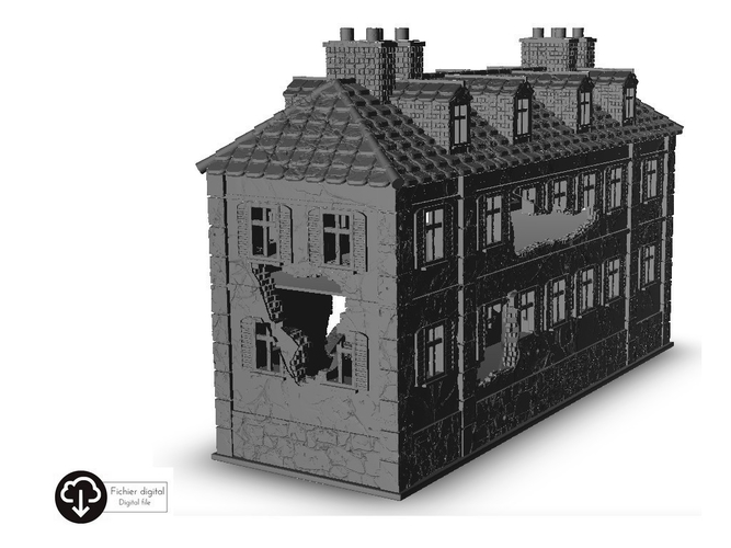 Building in ruins 17 3D Print 467166