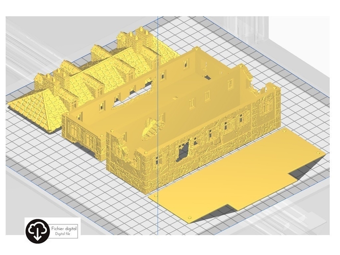 Building in ruins 17 3D Print 467167
