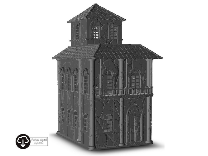 Palace with balcon 22 3D Print 467197