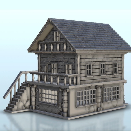 Wooden house 23 3D Print 467204