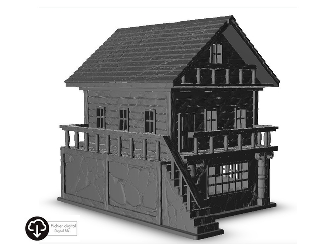 Wooden house 23 3D Print 467205
