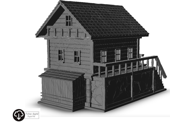 Wooden house 23 3D Print 467206