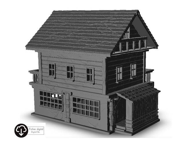 Wooden house 23 3D Print 467207
