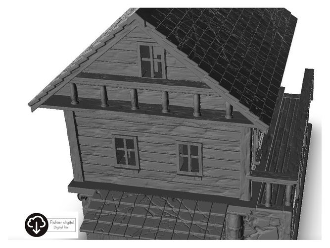 Wooden house 23 3D Print 467208