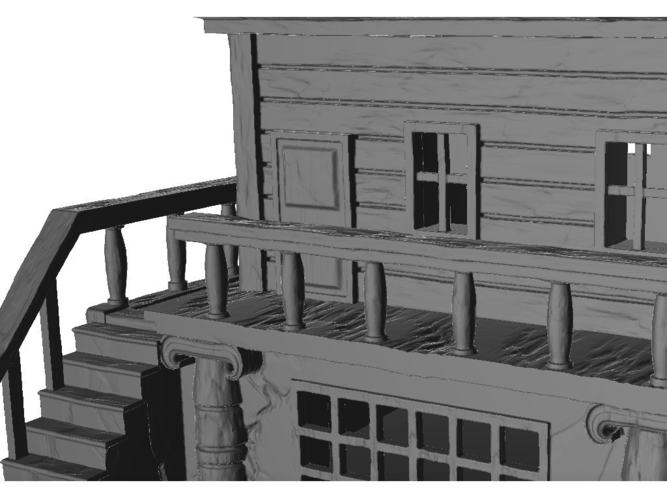 Wooden house 23 3D Print 467209
