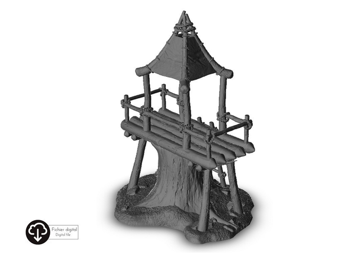 Wooden outpost 26 3D Print 467227