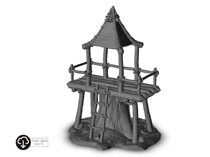 Wooden outpost 26 3D Print 467228