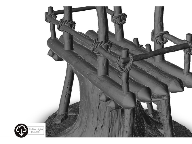 Wooden outpost 26 3D Print 467231