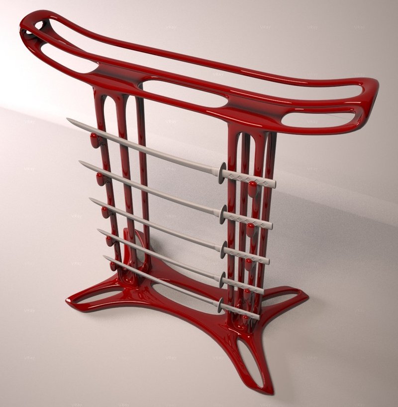 Coctailstick Katana Rack