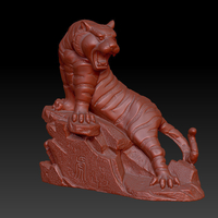 Small TIGER STYLE ORNAMENTS 3D Printing 467277