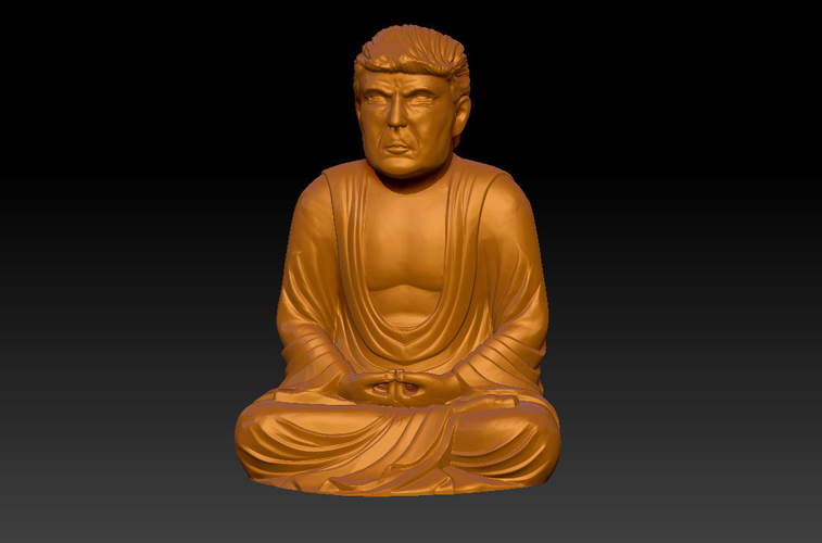 TRUMP BUDDHA A 3D Print 467282